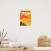 Bear River Staat Park Wyoming Vintag Poster (Küche)
