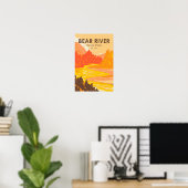 Bear River Staat Park Wyoming Vintag Poster (Heimbüro)