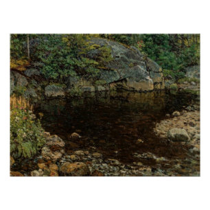 Bear River Trout Pond, Newry Maine: ruhiges Wasser Poster