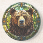 Bear Sandstone Untersetzer (Vorne)