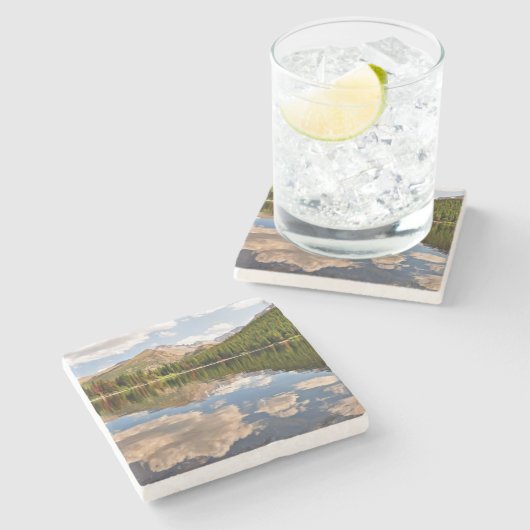 Bear See. Colorado Steinuntersetzer (Seitenansicht)