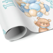 Bear Sein Junge Geschenkpapier (Rolleneckpunkt)