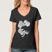 Bear Shamrock St Patrick's Day Irish Clover Saint  T-Shirt (Vorderseite)