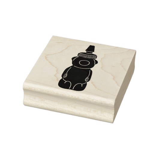 Bear Shaped Honey Squeeze Bottle Beekepers Gummistempel (Stempel)