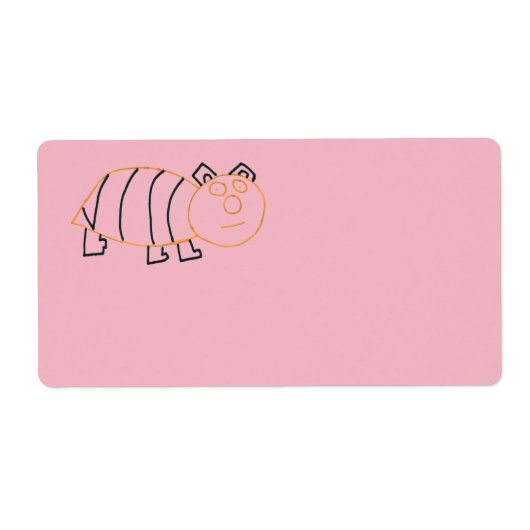 Bear Shipping Labels (Vorne)