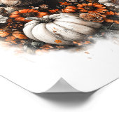 Bear Shirt Country Pumpkin Poster (Ecke)