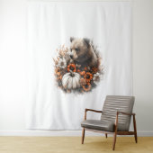 Bear Shirt Country Pumpkin Wandteppich (Beispiel)