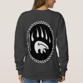 Bear Shirt Women's Tribal Art Bär Sweatshirts (Rückseite)