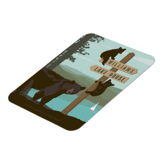 Bear Sign Magnet (Linke Seite)