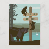 Bear Sign Postkarte (Vorderseite)
