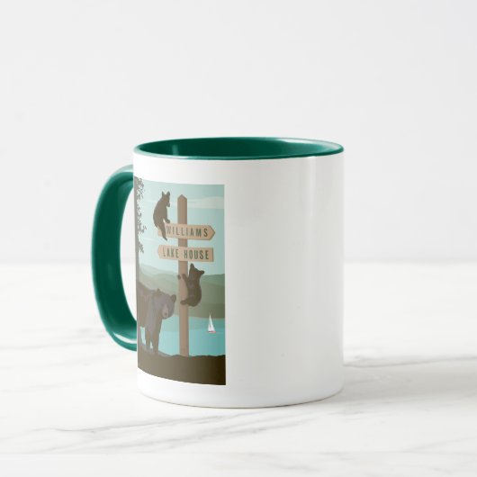 Bear Sign Tasse (Vorderseite Links)