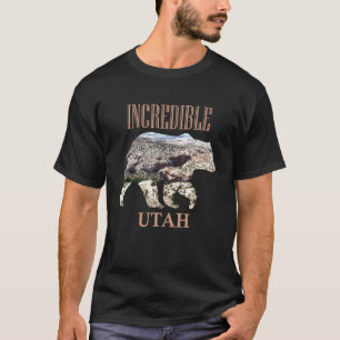 Bear Silhouette Unglaublich Utah Escalante Wildern T-Shirt