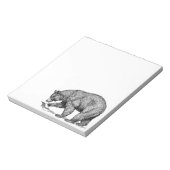 BEAR SKETCH NOTIZBLOCK (Rotiert)