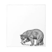 BEAR SKETCH NOTIZBLOCK (Vorderseite)