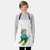 Bear Skier Ski Schürze (Getragen)