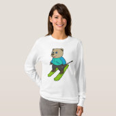 Bear Skier Ski T-Shirt (Vorne ganz)