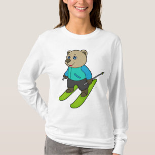 Bear Skier Ski T-Shirt