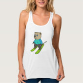 Bear Skier Ski Tank Top (Vorderseite)