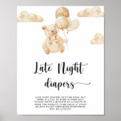 Bear \ Spate night diaper Spiel Poster (Vorne)