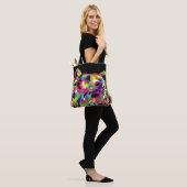 Bear Spirit Animal Pop Art Toag Tasche (Am Model)