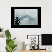 Bear Spirit Mountain Foto Art Poster (Heimbüro)