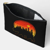 Bear Sunset City Zubehörtasche (Offen)