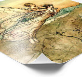 "Bear the Changeling" Fee Art von Arthur Rackham Fotodruck (Ecke)