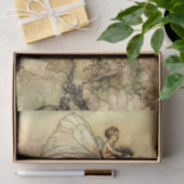 "Bear the Changeling" Fee Art von Arthur Rackham Seidenpapier (Geschenk)