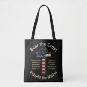 Bear the Cross - Rebuild the Nation Tasche (Vorderseite)
