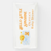 Bear theme baby shower party backdrops banner (Vertikal)