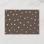 Bear Theme Babydusche Anfrage Begleitkarte (Rückseite)