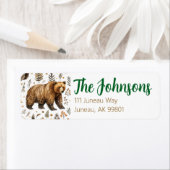 Bear Themed Personalisiert Address Labels (Insitu)