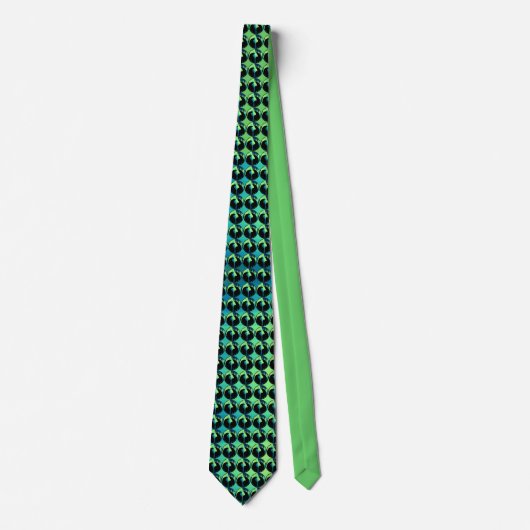 Bear Ties Native Art Aurora Tie Bear Necktie Krawatte (Vorderseite)