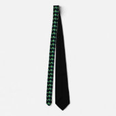 Bear Ties Native Art Aurora Tie Bear Necktie Krawatte (Rückseite)