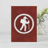 Bear Trail Marker Dankeskarte (Stehend Vorderseite)