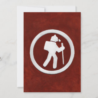 Bear Trail Marker Dankeskarte