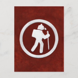 Bear Trail Marker Postkarte