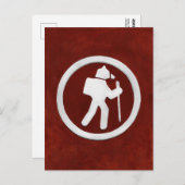 Bear Trail Marker Postkarte (Vorne/Hinten)