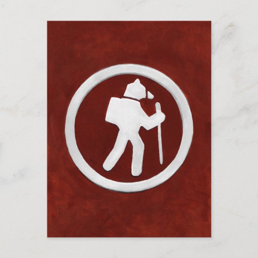 Bear Trail Marker Postkarte (Vorderseite)