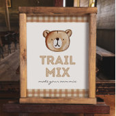 Bear Trail Mix Bar Sign