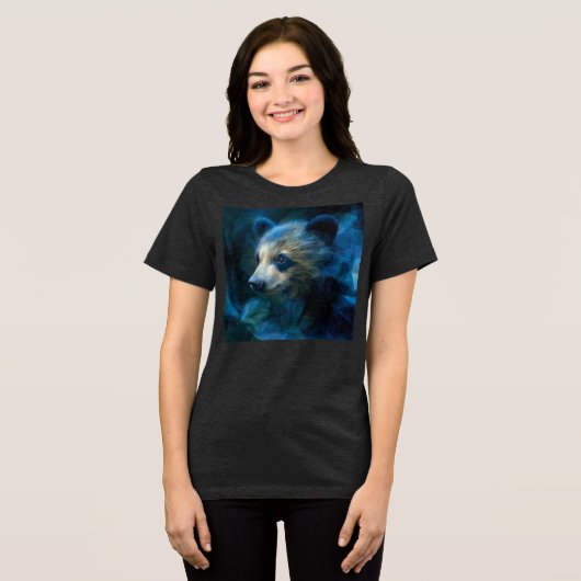 Bear Tri-Blend Shirt (Vorderseite voll)