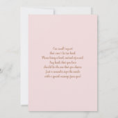 Bear Twin Girls Babydusche Einladung (Rückseite)