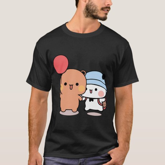 Bear und Panda Bubu Dudu Balloon T-Shirt (Vorderseite)