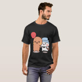 Bear und Panda Bubu Dudu Balloon T-Shirt (Vorne ganz)