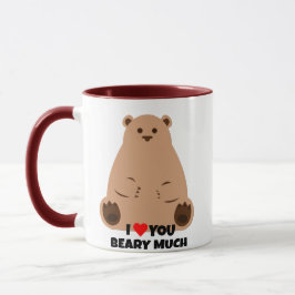Bear Valentine Tasse - Ich Liebe, Sie haben viel G