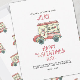 Bear Valentine Urlaubskarte Special Delivery Feiertagskarte