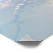 Bear Valley Ski Resort Reiseplakat Poster (Ecke)