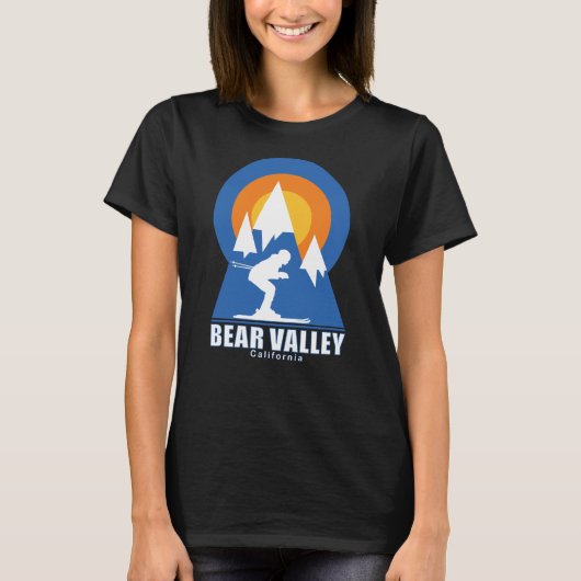 Bear Valley Ski Sunset T - Shirt (Vorderseite)