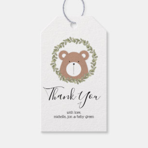 Bear Vielen Dank für Ihr Interesse Tag Geschenkanhänger