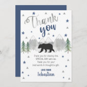 Bear Vielen Dank Kartenabenteuer Danke Karte (Vorne/Hinten)